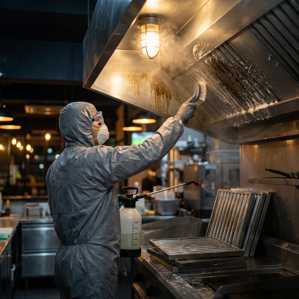 Canopy (Kitchen Hood) Cleaning