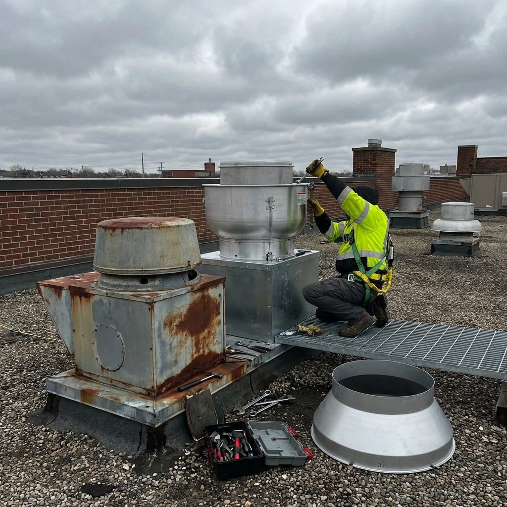 Exhaust Fan Upgrades (Restaurants Commercial Kitchens)